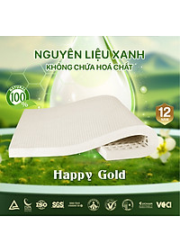 Nệm Cao Su Kim Cương Happy Gold KCCS1815 (180 x 200 x 15 cm)