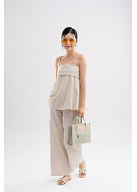 Túi Yuumy ( Thời trang nữ mini cói phối màu - Túi đeo chéo da Seasand YN209 )