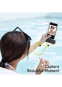 Túi chống nước dùng cho điện thoại Baseus Let''s go Slip Cover Waterproof Bag ( for under 7.2 inch SmartPhone ) - Hàng Chính Hãng