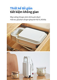 Máy kẹp nướng bánh LocknLock EJB126IVY (600W) - Hàng Chính Hãng