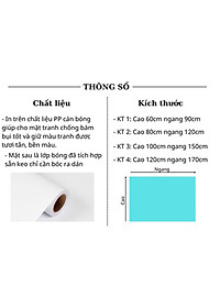 Tranh Dán Tường 3D Gia Phạm Phòng Khách Thuận Buồm Xuôi Gió Có Sẵn Keo - Nhận Đặt Kích Thước Theo Yêu Cầu