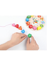 COMBO 6 món đồ chơi gỗ thông minh giúp bé tư duy sáng tạo.