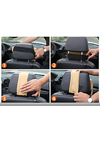 Gối tựa cổ cao su non trên ô tô bảo vệ cổ, lưng, cột sống khi lái xe -Gối tựa cổ cao su non trên ô tô bảo vệ cổ, lưng