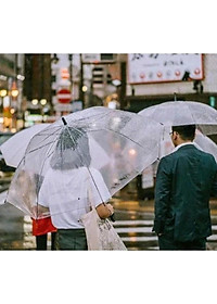 Ô đi mưa trong suốt - dù che mưa che nắng trong suốt, bền- đẹp