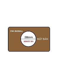 Bếp Điện Từ Đơn Cảm Ứng Đặt Âm OW-2628ALL - Hàng Chính Hãng