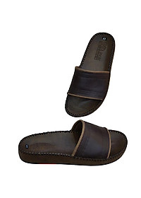 Dép Nam Quai Ngang Da Bò Thật TiTi ĐÔ Cao Cấp DNA2074d