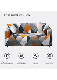 Stretch Slipcover Elastic Stretch Sofa Cover with Pillowcase for Living Room Couch Cover