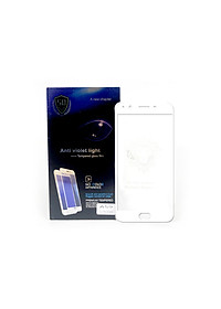 Miếng Dán Cường Lực Bảo Vệ Màn Hình Toàn Diện Cho Oppo F1s_A59 - Full Màn Hình - Màu Trắng - Hàng Chính Hãng