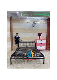 Giường sắt mỹ nghệ giá rẻ nhiều size từ 1m đến 1m8