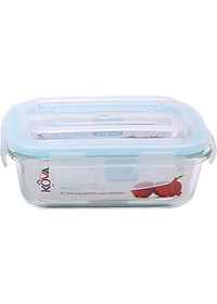 Bộ 2 Hộp Thủy Tinh Chịu Nhiệt KOVA KLOCK KV370 (2 x 370ml) Và Túi Giữ Nhiệt