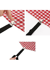 Combo 4 Dây Nẹp 3 Đầu Sắt Cố Định Ga Gường Chằng Góc Nệm , Cố Định Rèm Cửa - PaKaSa