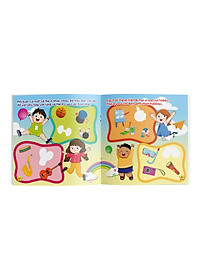 Combo 3 cuốn: Miếng dán Thông minh cho bé Phát triển tư duy IQ - My First Sticker Book