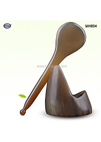 Cây Mát xa ấn huyệt bằng sừng thần thánh (MH804) Đầu tròn đánh bay vết nhăn da mặt - Chăm sóc sức khỏe