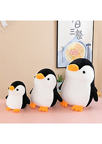 Gấu Bông Chim Cánh Cụt Mập Mềm Mịn Dễ Thương Mẫu Mới (25cm--->45cm) Vải Miniso 4 Chiều Co Giãn Êm Ái, Hàng Cao Cấp An Toàn Cho Trẻ Nhỏ