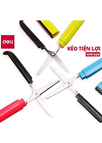 Kéo Tiện Lợi Deli - Nhỏ Gọn - Lưỡi Sắc Bén - Nhiều Màu - 1 Chiếc - 600