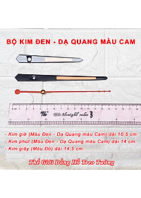 Máy Đồng Hồ Eastar Kim Trôi Độ Chính Xác Cao – Bộ Kim Đao thân Kim màu Đen có Dạ Quang màu Cam – Kèm theo Pin Maxell.