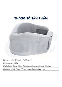 Nẹp cổ mềm chống cổ rùa EMA, đệm đỡ chống mỏi cổ vai gáy, định hình, ngừa thoái hóa đốt sống cổ