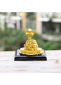 Tượng Rắn phong thủy mạ vàng - Linh vật cho người tuổi Tỵ