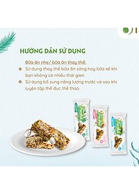 Thanh hạt Freshie Dừa & Hạt điều gạo lứt ngũ cốc thuần chay cung cấp năng lượng 150gr TÂM MINH FOODS