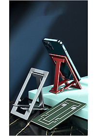 Giá Đỡ Để Bàn Cho Điện Thoại, iPad, Máy Tính Bảng  Hàng Chính Hãng KitAcoom - Chất Liệu Hợp Kim Nhôm Cao Cấp Có Thể Gấp Gọn Và Mang Theo Tiện Dụng 