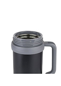 Bình Giữ Nhiệt Lock&Lock New Basic Table màu đen LHC4026B 500ml - Hàng chính hãng, nắp bình 3 lớp tiện lợi - JoyMall