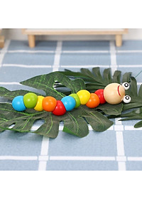 Con Sâu Gỗ Uốn Dẻo Nhiều Màu Sắc Cho Bé Rèn Luyện Khả Năng Cầm Nắm