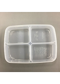 Hộp nhựa bảo quản thực phẩm đa năng và tiện lợi có chia 4 ngăn Nakaya - Hàng nội địa Nhật Bản.