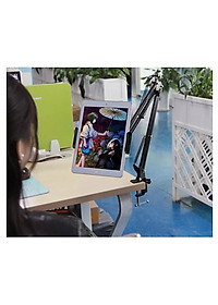 GIÁ ĐỠ MÁY TÍNH BẢNG, ĐIỆN THOẠI ĐA NĂNG KẸP ĐẦU GIƯỜNG CHUẨN TỐT - Hàng chính hãng 