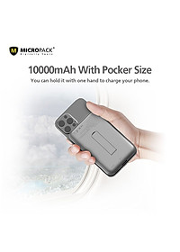 Pin sạc dự phòng không dây MicroPack POWER WAVE III WPB-1015M - Hàng Chính Hãng