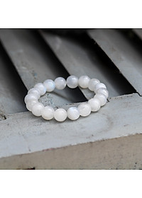 Vòng Tay Đá Mặt Trăng Ánh Xanh