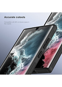 Miếng dán màn hình cho Samsung Galaxy S23 Ultra/ S23 Plus Nillkin Impact Resistant Curved Film (Bộ 2 Miếng) - Hàng Chính Hãng