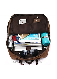 Balo nam thời trang vải canvas  phong cách mới- đi làm, đi học,đi chơi,đựng laptop (15,6")