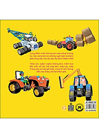 Sách Busy Machines - Tractors: Những Cỗ Máy Năng Nổ - Máy Kéo (Song Ngữ Anh - Việt)