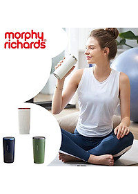 Bình đun nước kiêm giữ nhiệt cao cấp Morphy Richards MR6060, chất liệu inox 304, inox 316L , dễ dàng thay đổi kiểm soát nhiệt đô, dung tích 350ml- Hàng chính hãng