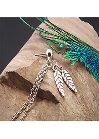 Bông tai Titan nam nữ ôm vành kiểu Mỹ latinh bắt mắt hiện đại