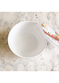 Hộp nhựa Nakaya 1.1L dùng để hâm nóng & nấu nướng thức ăn trong lò vi sóng ( Hộp tròn giao màu ngẫu nhiên ) - made in Japan