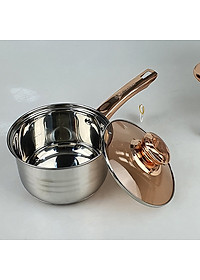 Bộ nồi 6 món đáy từ 5 lớp, nắp kính chịu lực cao cấp