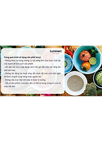 Đĩa Thủy Tinh Luminarc Diwali Trianon Trắng 20cm đựng thức ăn, kháng vỡ, cường lực - Bộ 3 đĩa - N3647