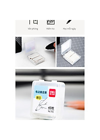 Lõi Ruột Tẩy Điện Deli – Hộp 40 Lõi - 71112