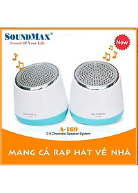 Loa Vi Tính SoundMax A160 2.0 6W (RMS) - Hàng Chính Hãng