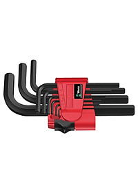 Bộ khóa lục giác ngắn 9 cái Wera 950/9 Hex-Plus 7 L-key set, metric, BlackLaser Wera 05021737001