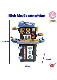 Đồ Chơi Hướng Nghiệp Nhập Vai Kỹ Sư BOWA 8071 – Xe buýt công cụ 59 chi tiết