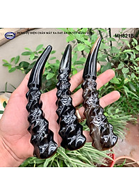 Dụng cụ điện chẩn khía đẹp mắt bằng sừng (MH821B) MÁT XA DAY ẤN HUYỆT GAN /MẬT, đả thông kinh mạch