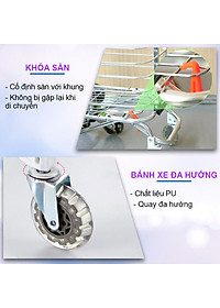 XE KÉO ĐI CHỢ HỢP KIM NHÔM SIÊU NHẸ, SIÊU BỀN NIKITA