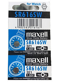Pin Nhật Maxell SR616SW / SR616 / 321 Chính Hãng 1 Viên