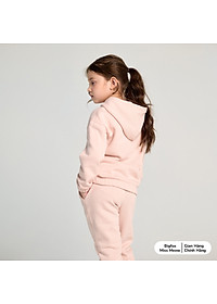 Bộ thu đông bé gái Bigfox Miss Meow size đại, bộ nỉ bé gái chất liệu nỉ bông in thỏ xinh xắn size trẻ em 3,4,5…11 tuổi