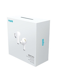 Tai nghe Bluetooth True Wireless Rapoo I300 Trắng - Hàng chính hãng