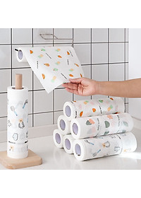 Cuộn Giấy Lau Nhà Bếp Đa Năng GROFA Nhiều Cỡ - Hàng Chính Hãng ( Họa tiết ngẫu nhiên)