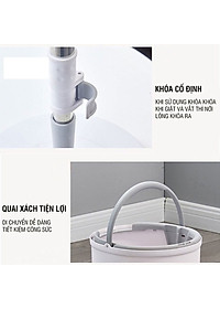 Bộ Cây Lau Nhà Thông Minh K8 Xoay 360 Độ, Siêu Nhanh - Chổi Lau Nhà Tách Nước, Cán Inox Chắc Chắn, Tiện Lợi, Sạch Gọn - Hàng Loại 1 - Chính Hãng MINIIN