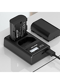 Bộ Pin LP-E6 2000mAh + Sạc Beston Dùng Cho Máy Ảnh Canon EOS 60D 70D 80D 90D 6D 7D 5D Mark IV 5DSR - Hàng nhập khẩu